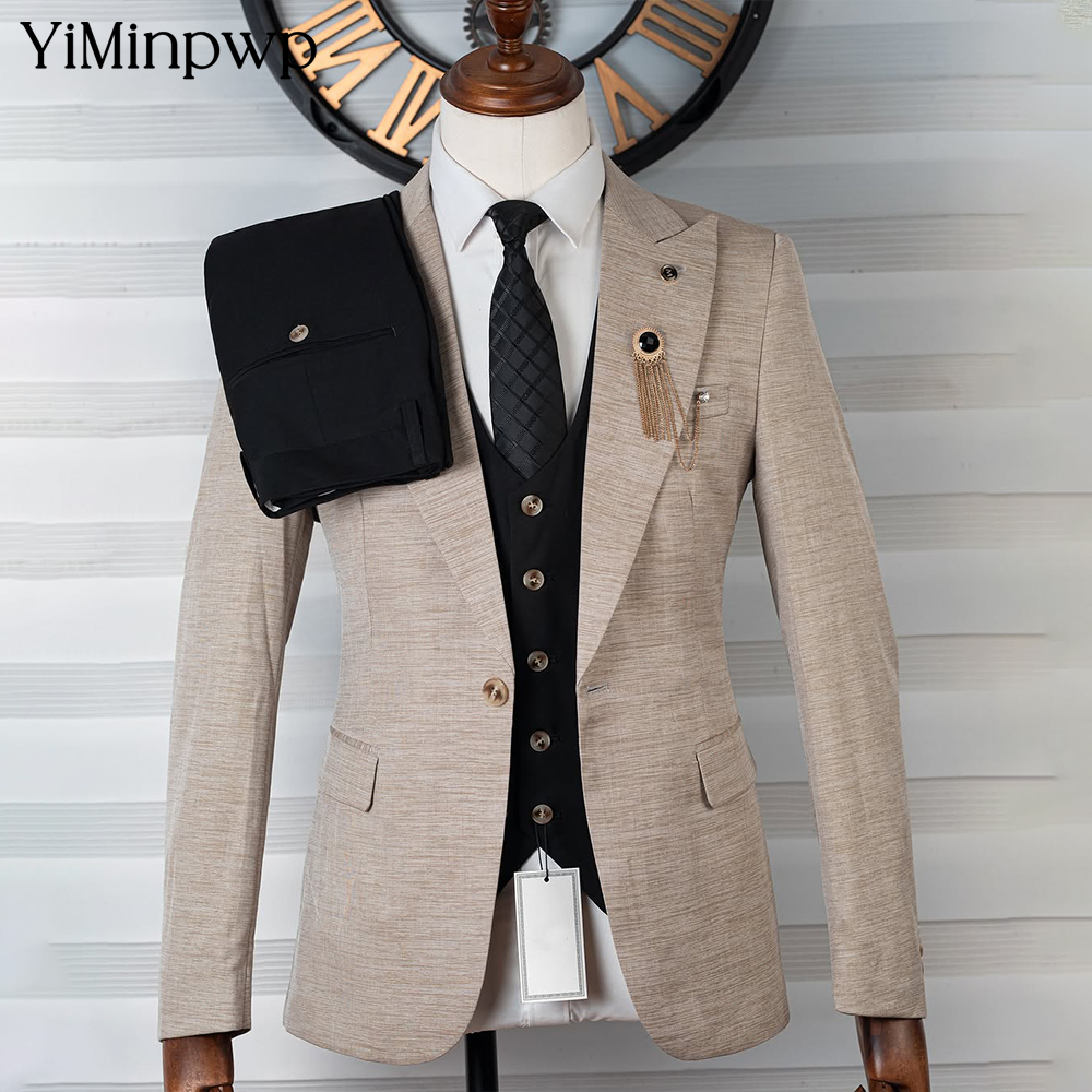 High Quality Men's Suits 3 Pie - Men'S Formal Wear Uk avaliação e preço