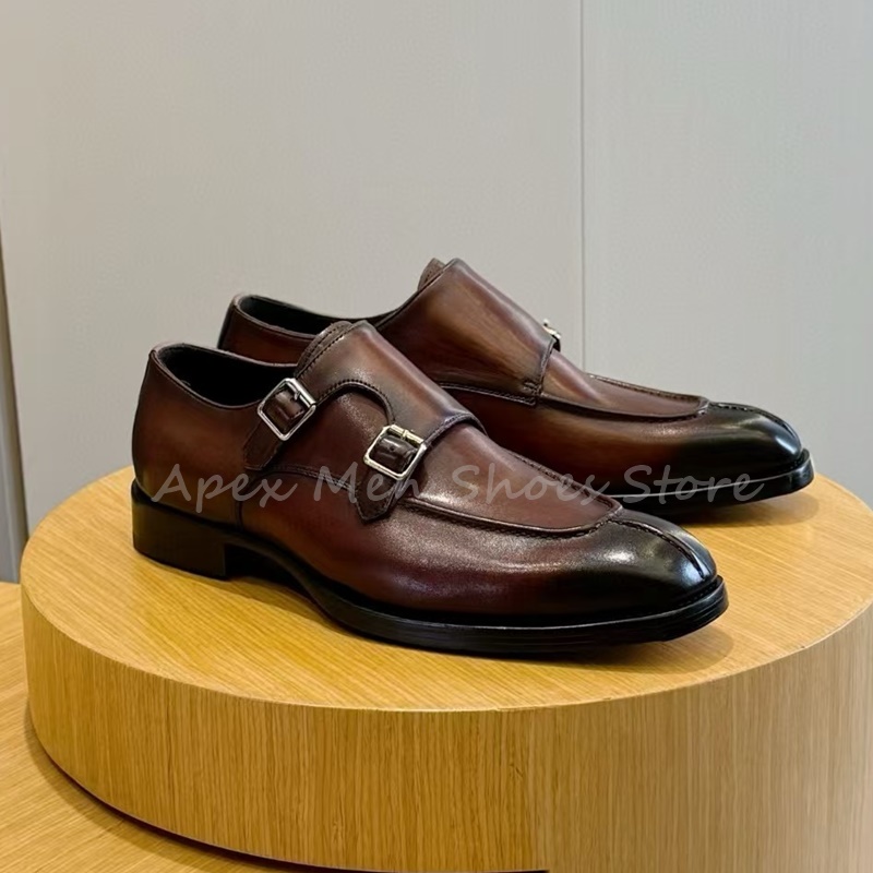 Fashion Cow Leather Buckle Mon - Men'S Formal Wear For Office avaliação e preço