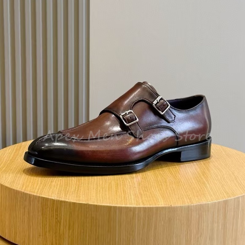 Fashion Cow Leather Buckle Mon - Men'S Formal Wear For Office avaliação e preço