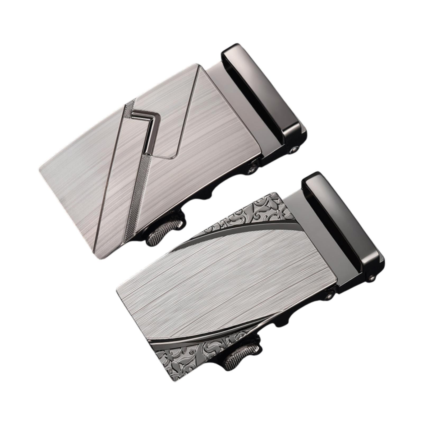 2Pcs Mens Belt Buckles Compact - Men Formal Wear With Jeans avaliação e preço