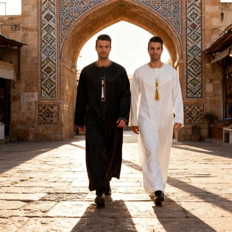 Muslim Men's Eid Al Fitr Dress - Men Formal Wear Dubai avaliação e preço