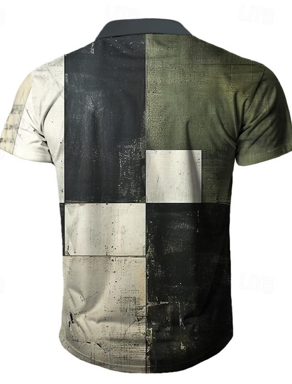 Men's Plaid Polo Shirts Golf S - Men'S Polo Formal Wear avaliação e preço