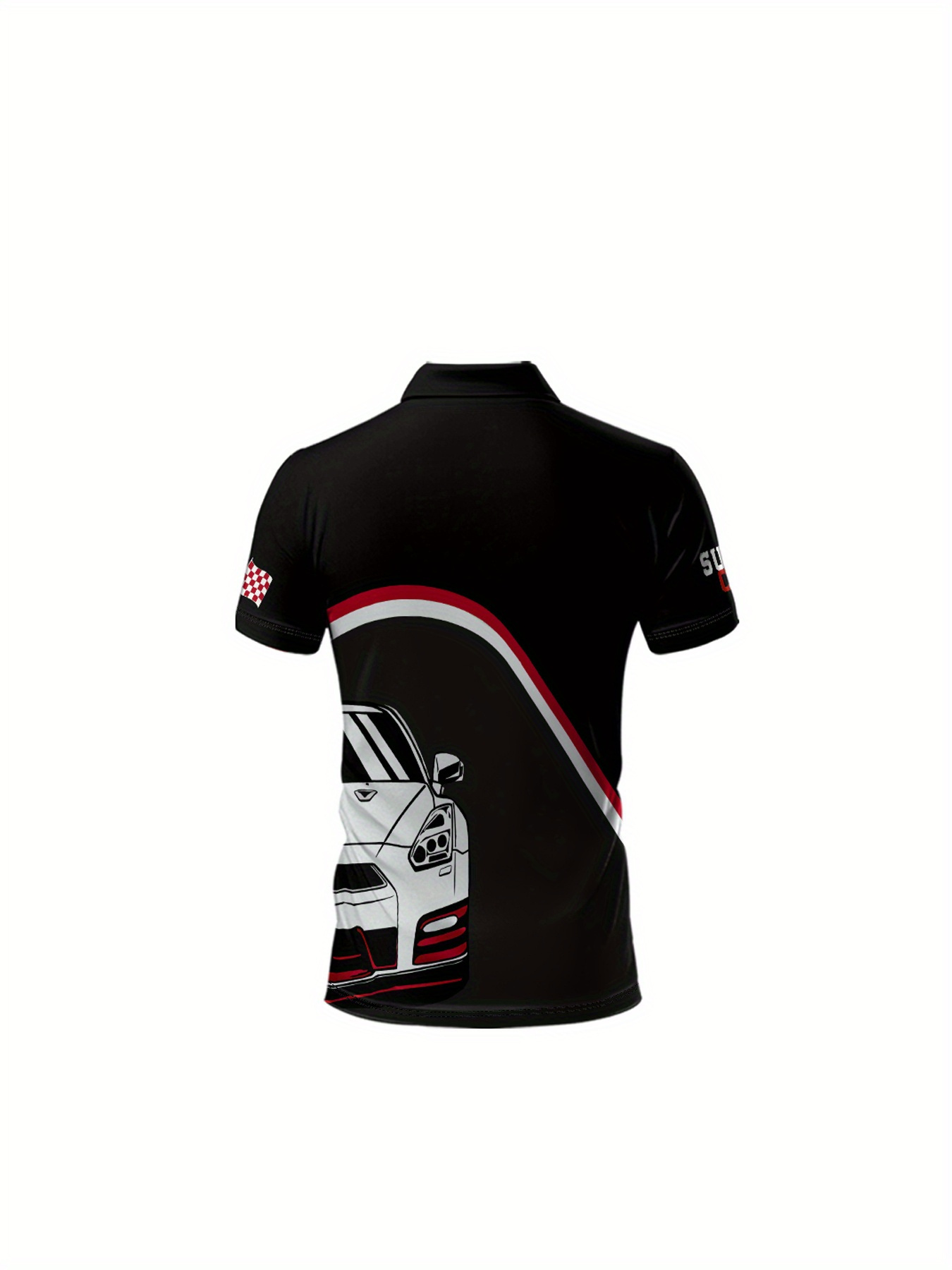 Men's Racing Pattern Printed C - Men'S Polo Formal Wear avaliação e preço