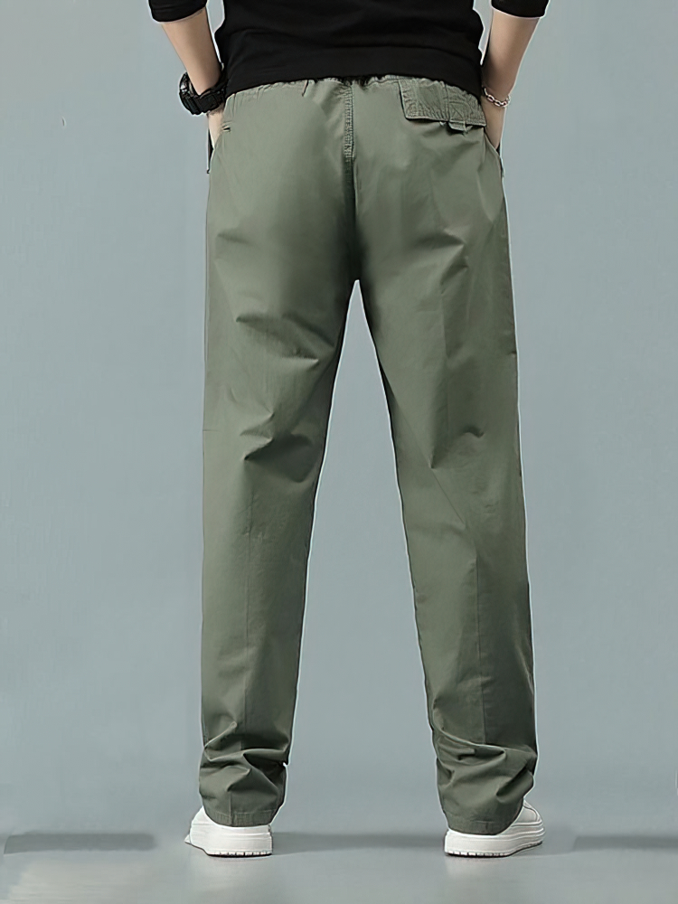 100% Cotton Straight Casual Pa - Men'S Formal Wear For Office avaliação e preço