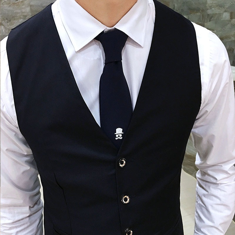 Men British Slim Fit Suit Vest - Men'S Formal Wear For Office avaliação e preço