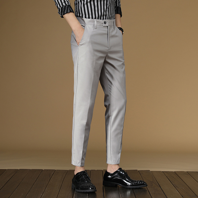 Summer Suit Pants Men Red Blac - Men'S Formal Wear For Office avaliação e preço