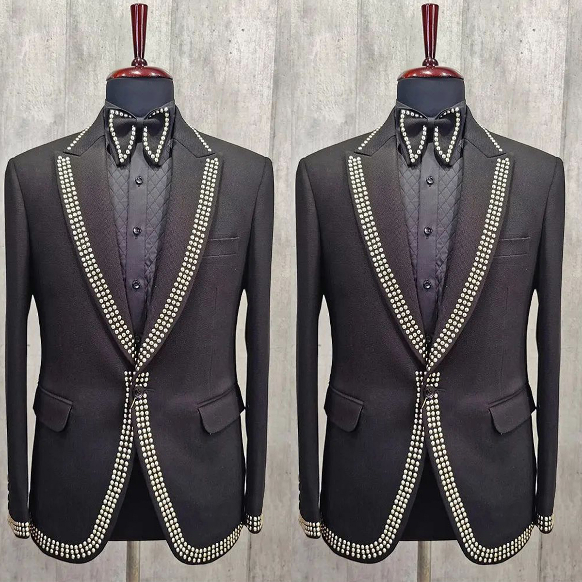 Mens Wedding Tuxedos Design Cu - Men Formal Wear Modern avaliação e preço