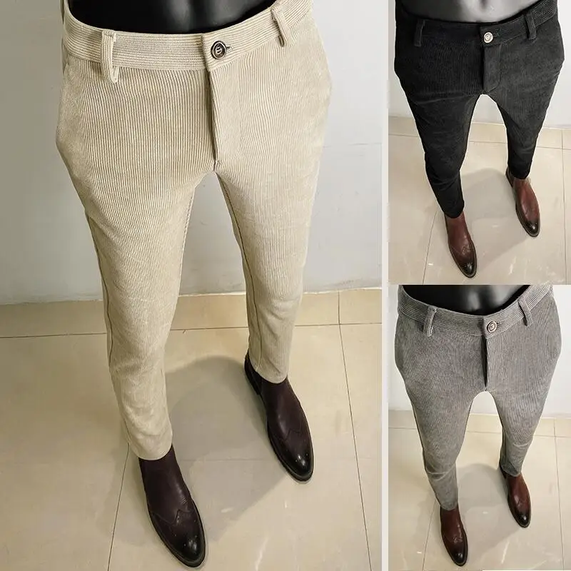 Autumn Winter Thickened Woolen - Men'S Formal Wear For Office avaliação e preço