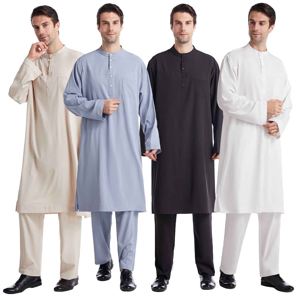 Muslim Men Jubba Thobe 2 Pice  - Men Formal Wear Dubai avaliação e preço