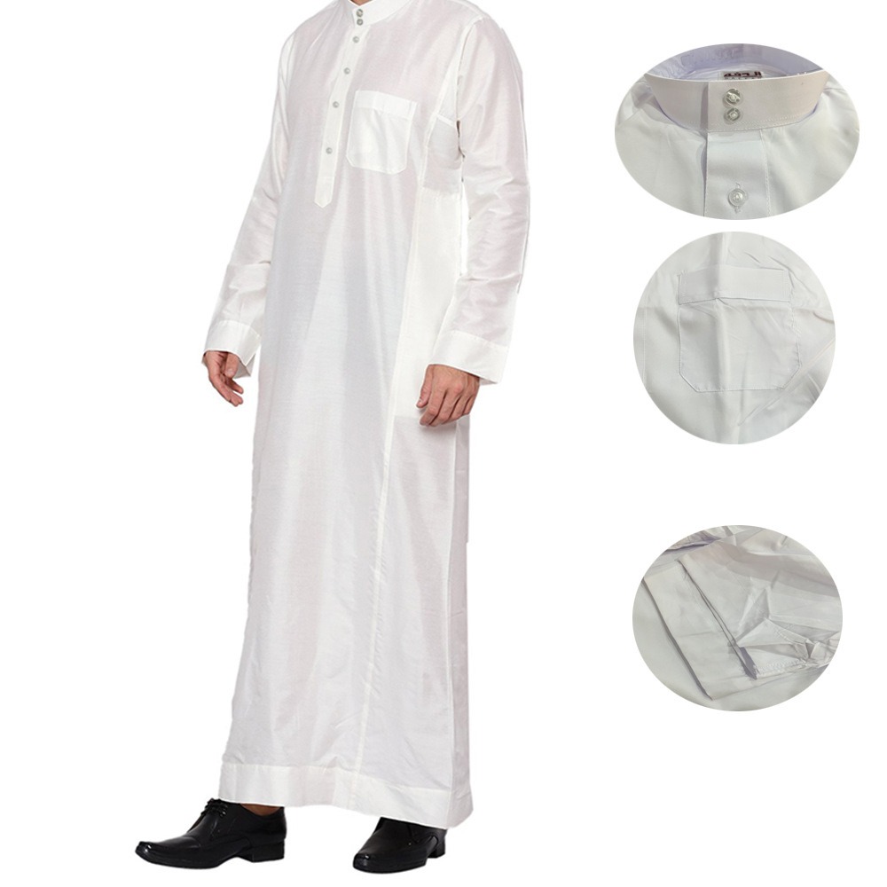 Arabic Thobe for Men Polyester - Men Formal Wear Dubai avaliação e preço