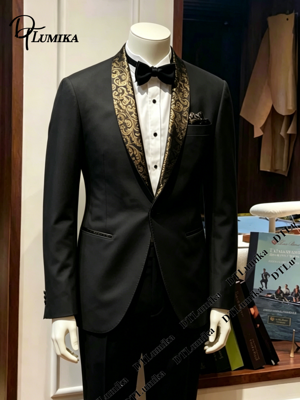 DTLumika Mens Suit Attire Jack - Men'S Formal Evening Wear avaliação e preço