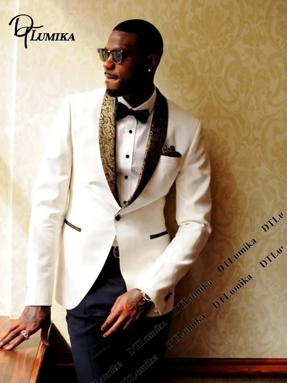 DTLumika Mens Suit Attire Jack - Men'S Formal Evening Wear avaliação e preço