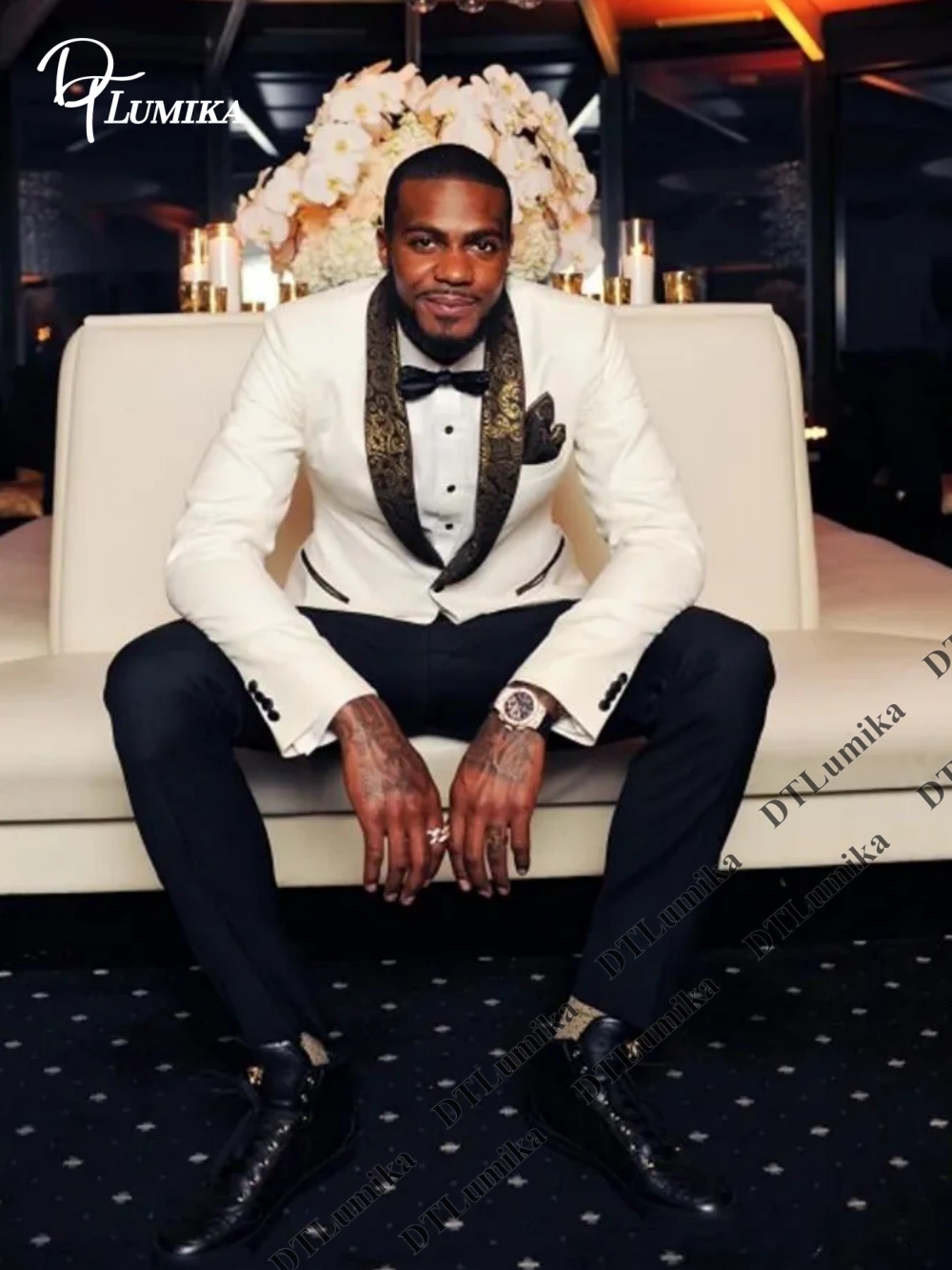 DTLumika Mens Suit Attire Jack - Men'S Formal Evening Wear avaliação e preço