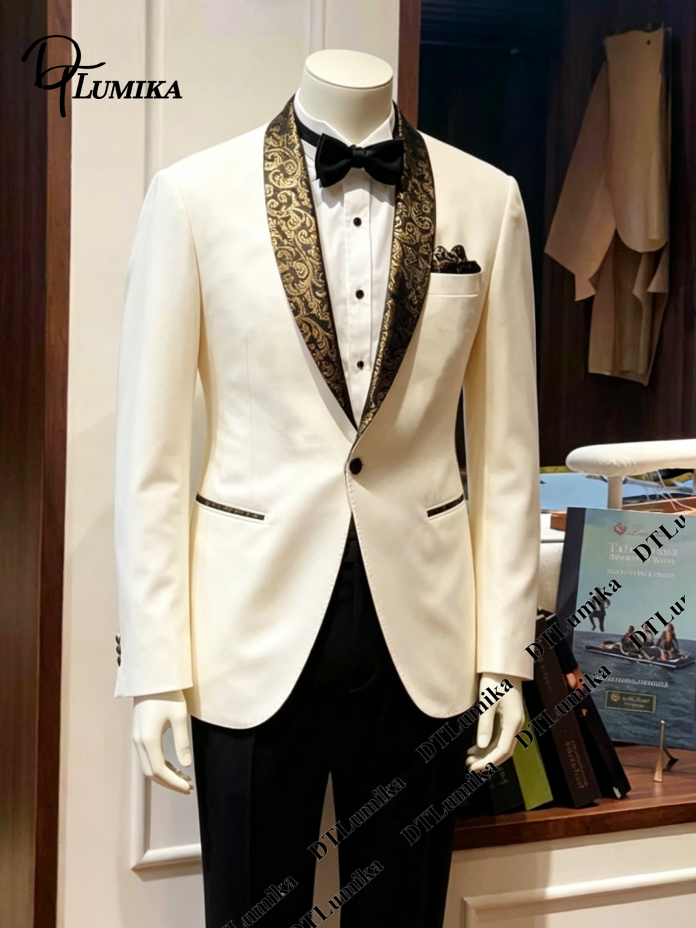 DTLumika Mens Suit Attire Jack - Men'S Formal Evening Wear avaliação e preço