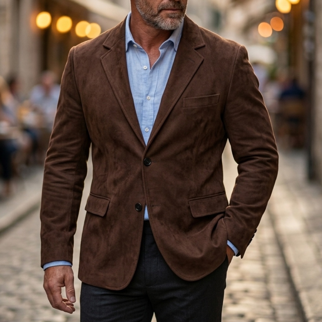 Men's Vintage Smart Casual Sue - Men'S Formal Wear For Office avaliação e preço