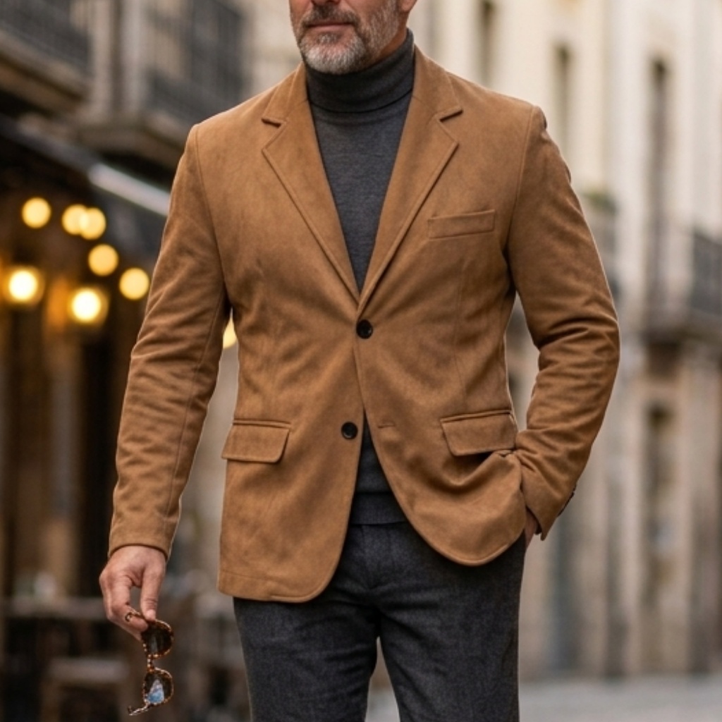 Men's Vintage Smart Casual Sue - Men'S Formal Wear For Office avaliação e preço