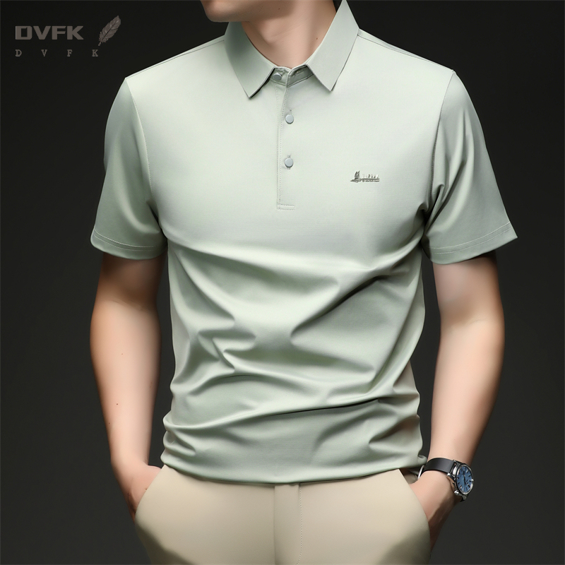 Men's Summer Polo T Shirt Shor - Men'S Polo Formal Wear avaliação e preço