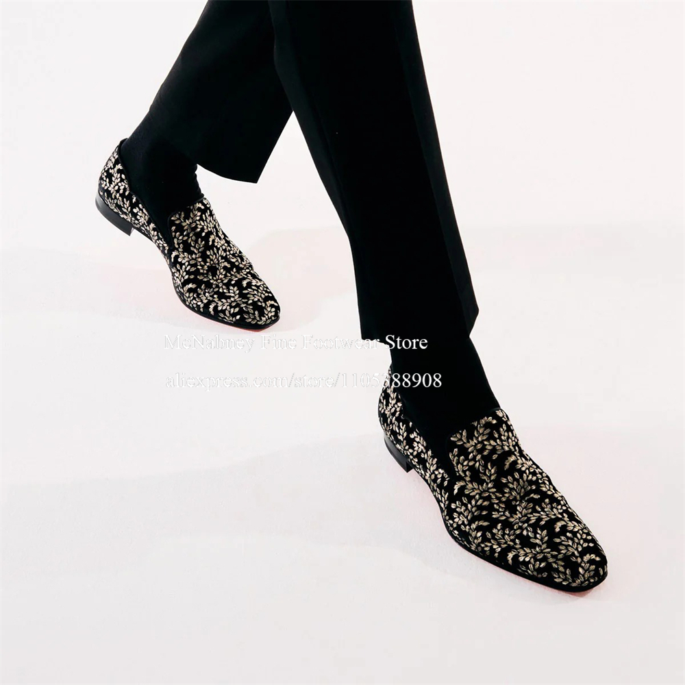 Black Silk Velvet Slip On Loaf - Men'S Formal Evening Wear avaliação e preço