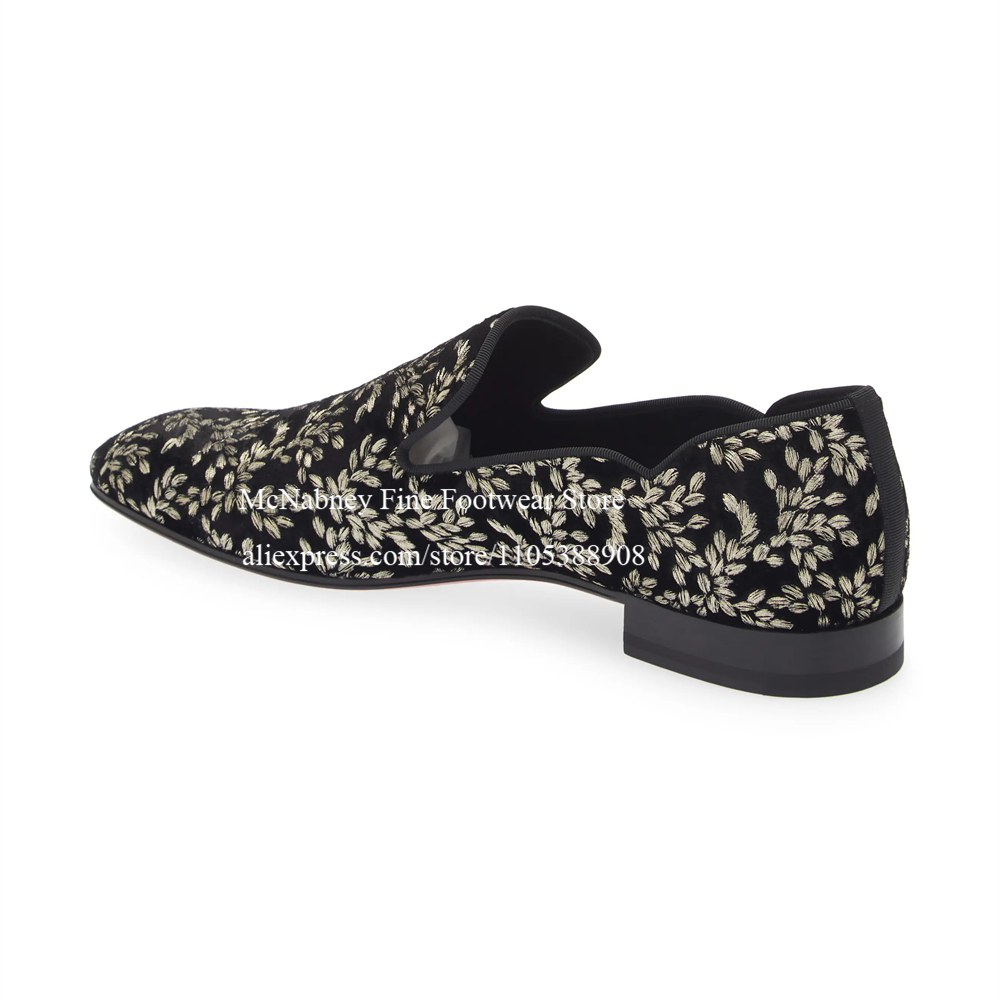 Black Silk Velvet Slip On Loaf - Men'S Formal Evening Wear avaliação e preço