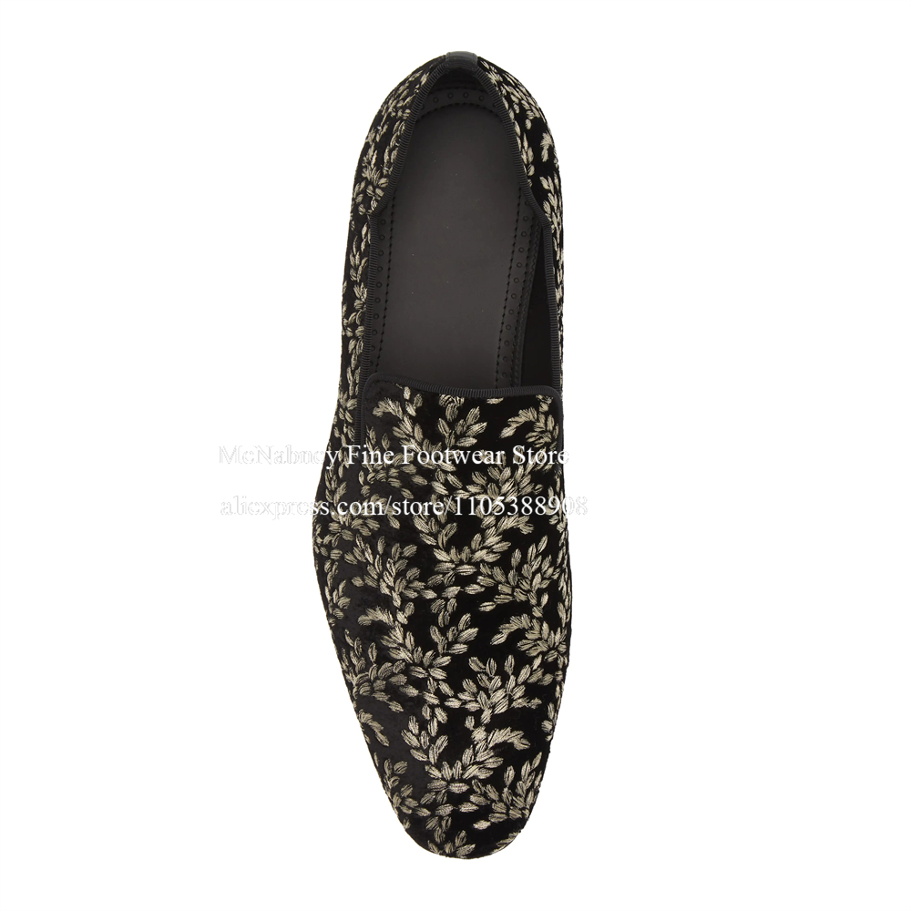 Black Silk Velvet Slip On Loaf - Men'S Formal Evening Wear avaliação e preço