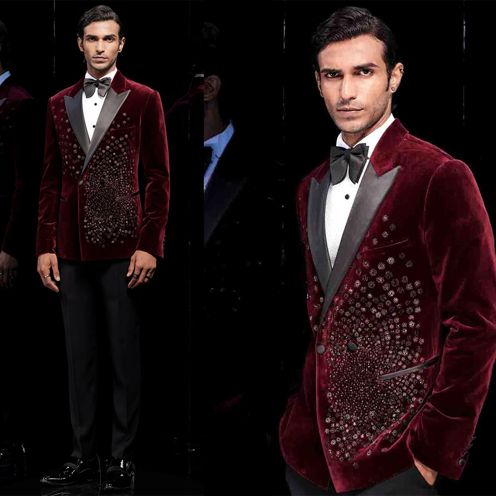 New Designer Wedding Suits for - Men Formal Wear Modern avaliação e preço