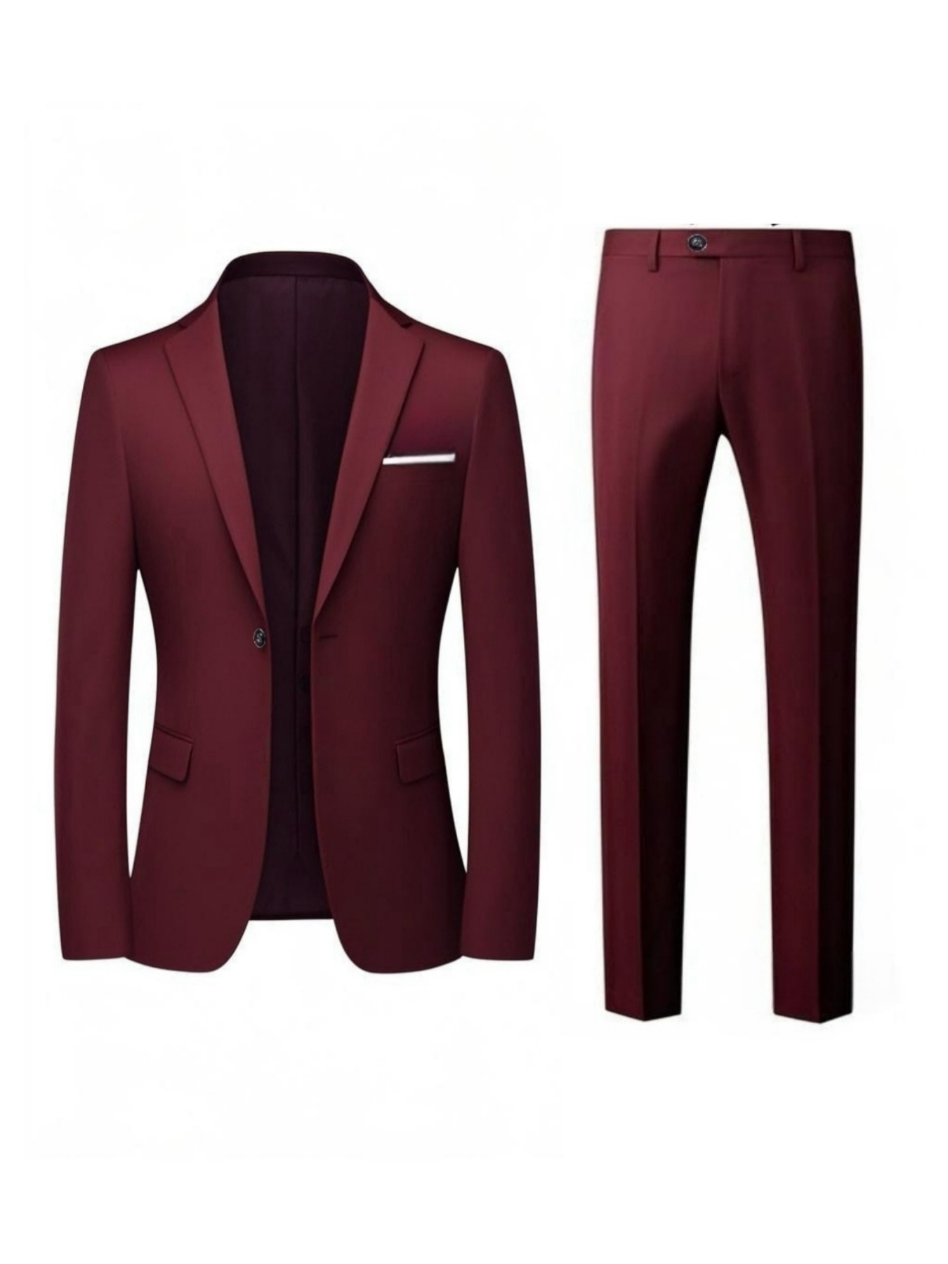 Men's Suit 2pcs Set, Modern Ge - Men Formal Wear Modern avaliação e preço