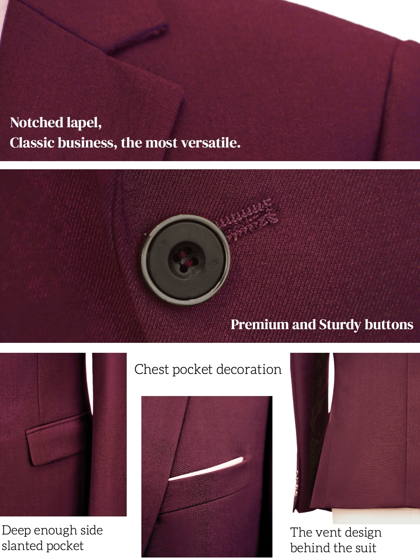 Men's Suit 2pcs Set, Modern Ge - Men Formal Wear Modern avaliação e preço