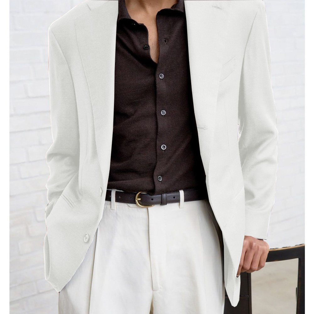 Men Suit Jacket Single Breaste - Men'S Formal Wear For Office avaliação e preço