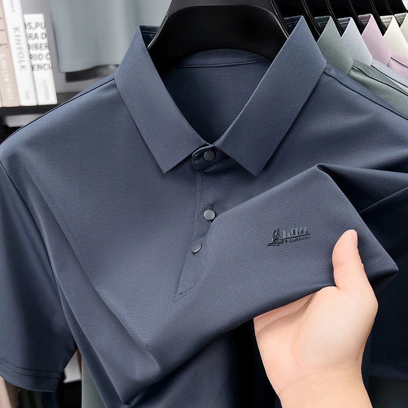 Men's Business Casual Polo Shi - Men'S Polo Formal Wear avaliação e preço