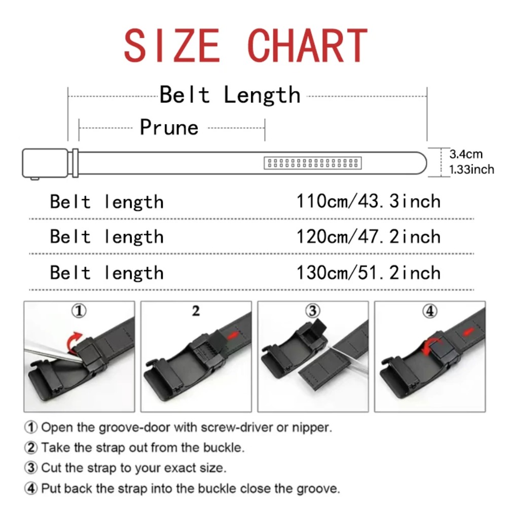 Men Luxury Belt 110cm 120cm 13 - Men Formal Wear With Jeans avaliação e preço