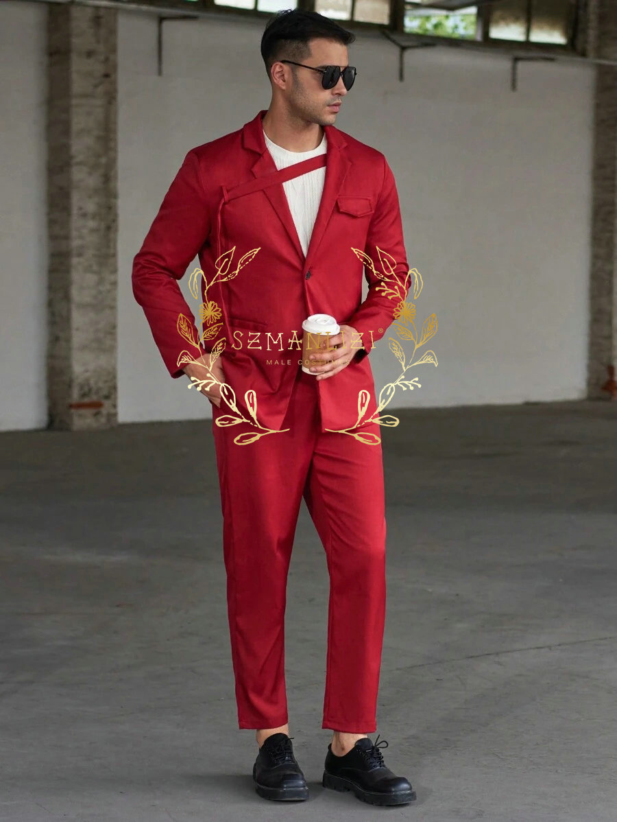 Fashionable Casual Men's Suits - Men'S Formal Evening Wear avaliação e preço