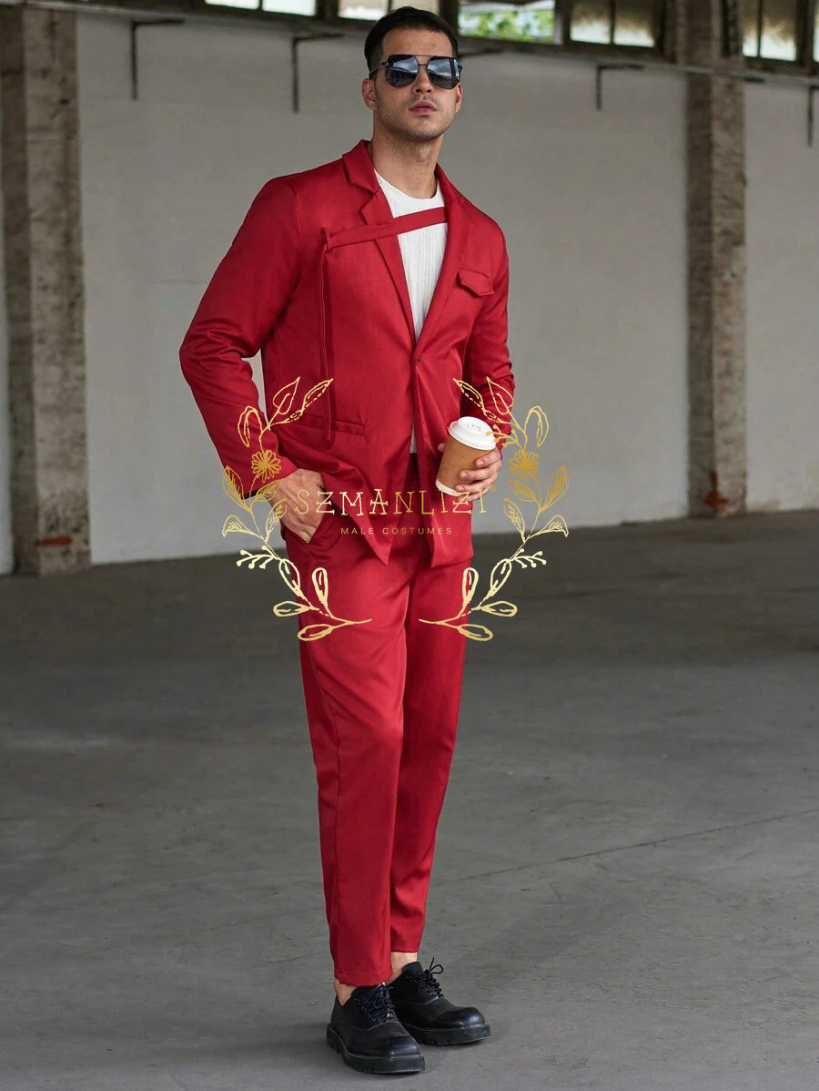 Fashionable Casual Men's Suits - Men'S Formal Evening Wear avaliação e preço