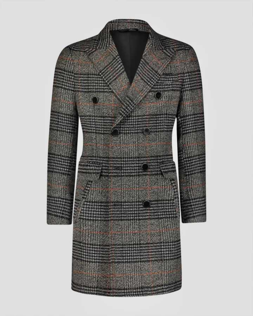 Modern Grid Woolen Blend Men O - Men Formal Wear Modern avaliação e preço