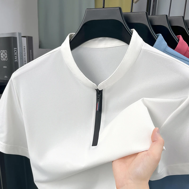 Mens Business Formal Half Zip  - Men'S Polo Formal Wear avaliação e preço