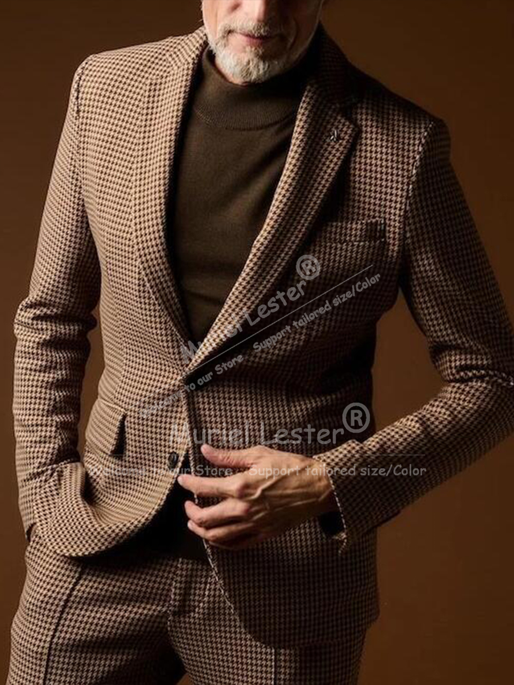 Vintage Suits Men 2 Piece Sets - Men'S Formal Wear For Office avaliação e preço