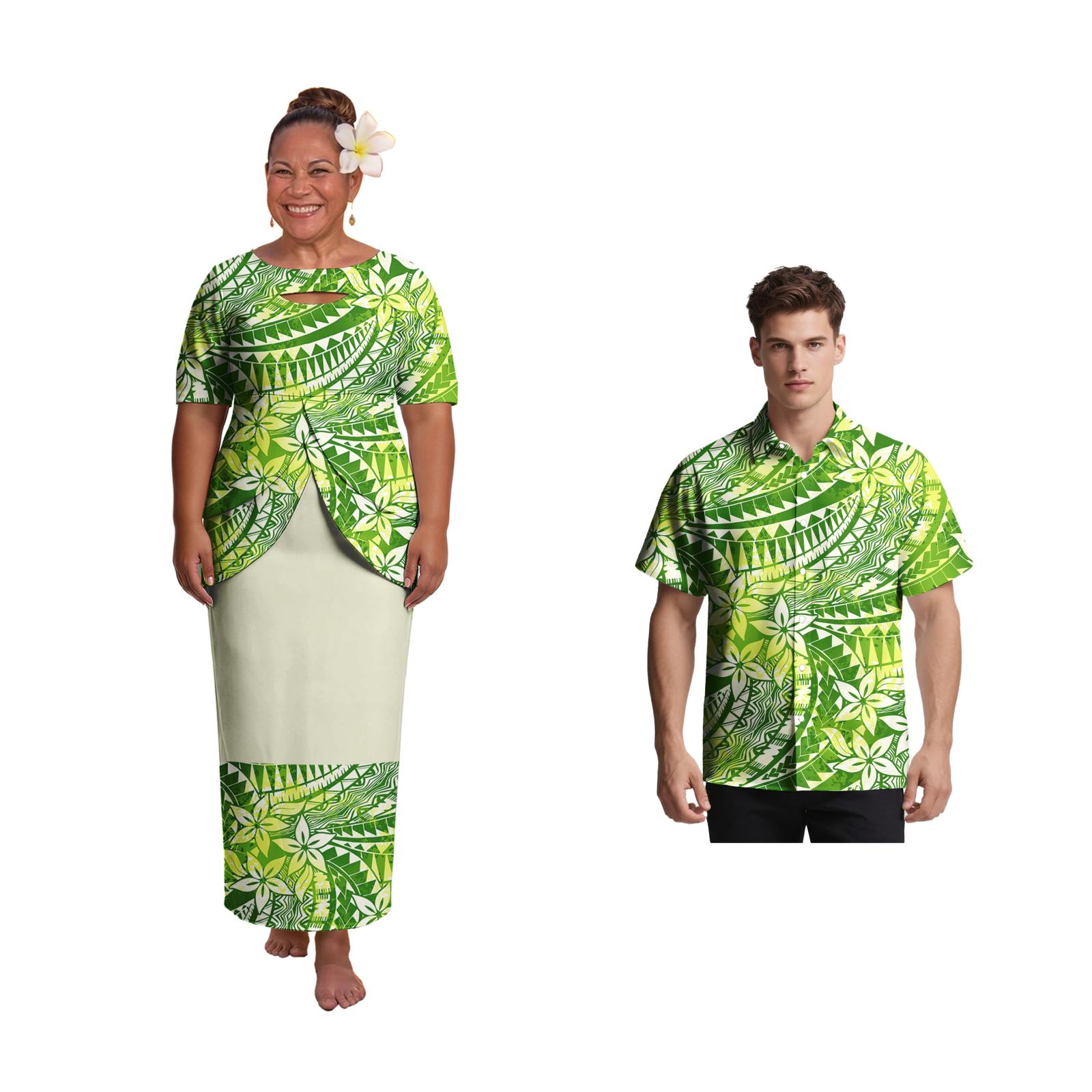 Oversize Couple Wear Hot Selli - Men'S Hawaiian Formal Wear avaliação e preço