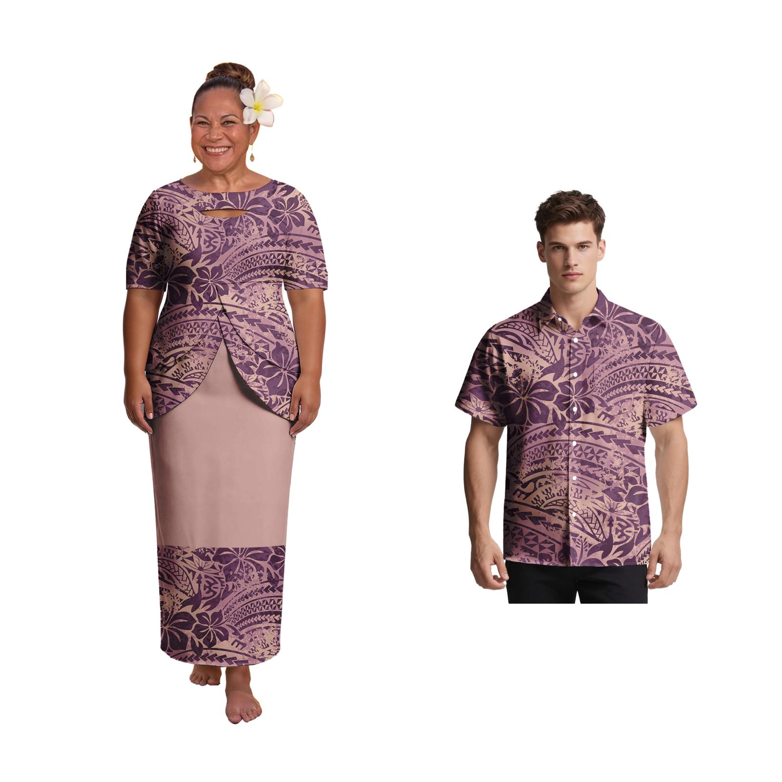 Oversize Couple Wear Hot Selli - Men'S Hawaiian Formal Wear avaliação e preço