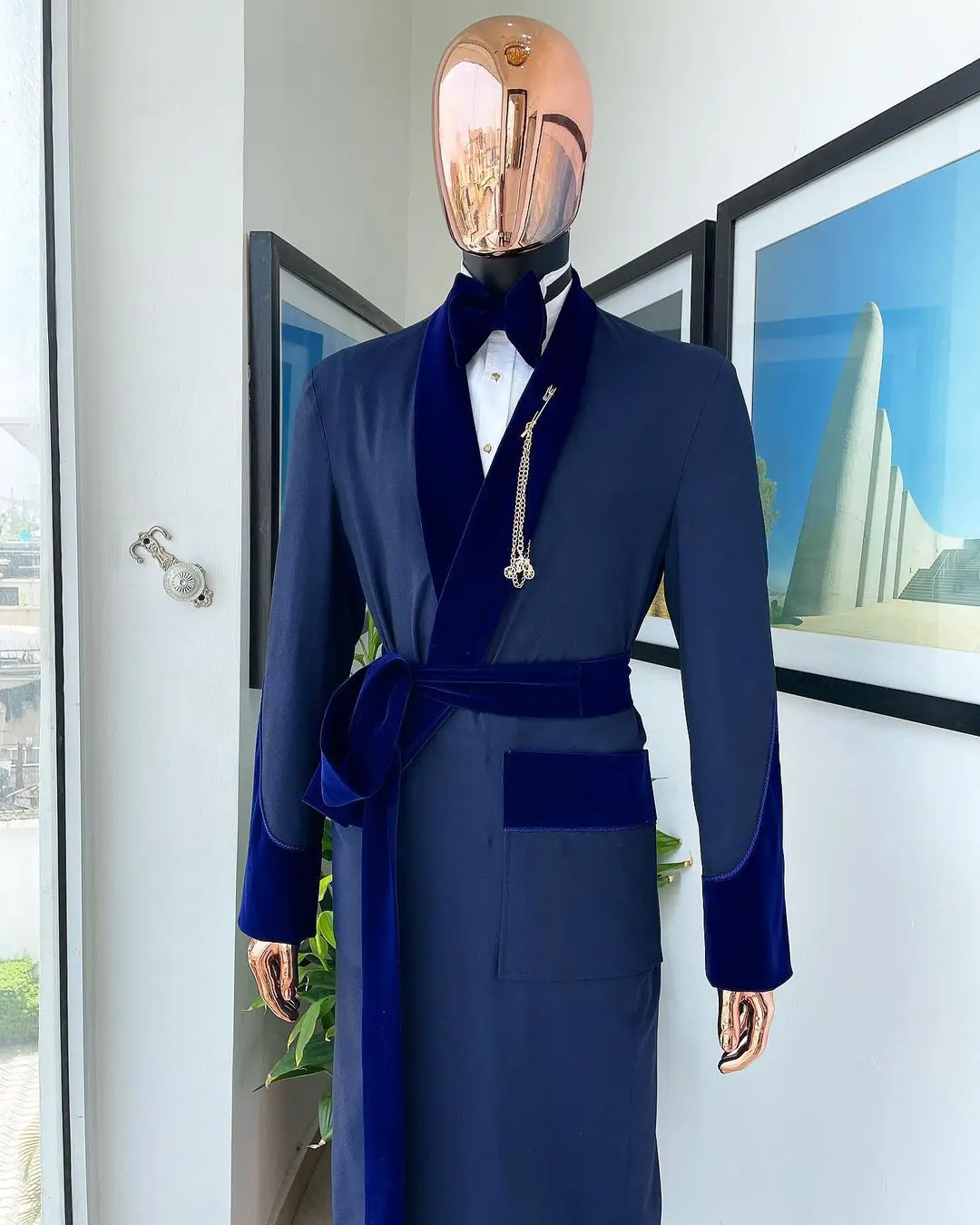 Tailor Made Royal Blue Men Sui - Men Formal Wear Dress avaliação e preço
