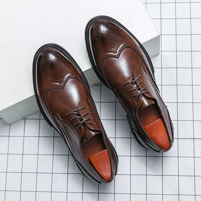 Men Brogue 5/8/10CM Platform H - Men Formal Wear Dress avaliação e preço