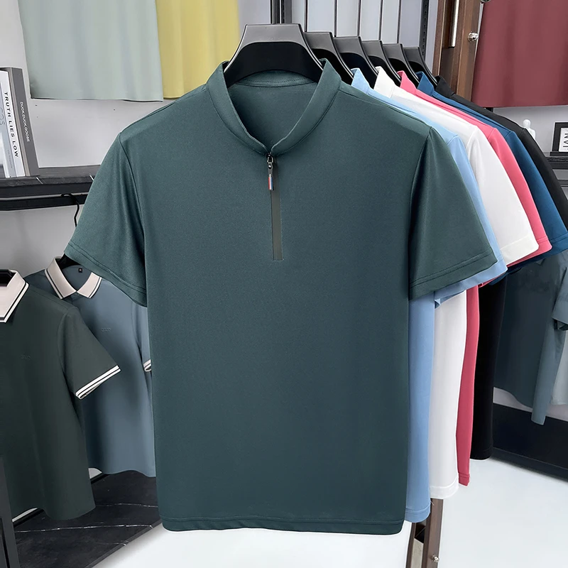 Mens Business Formal Half Zip  - Men'S Polo Formal Wear avaliação e preço