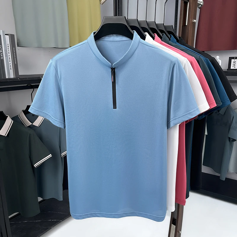 Mens Business Formal Half Zip  - Men'S Polo Formal Wear avaliação e preço