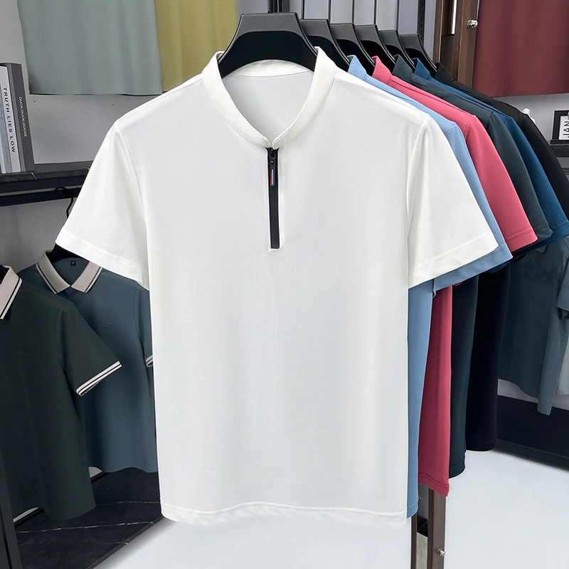 Mens Business Formal Half Zip  - Men'S Polo Formal Wear avaliação e preço